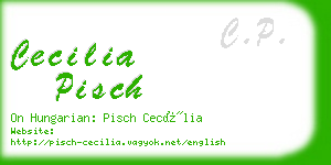 cecilia pisch business card